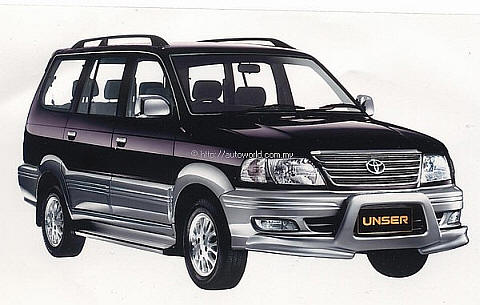 Toyota Unser - vehicle hire, car rental, transportation arrangement