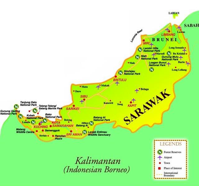 Sarawak Map - sarawak-malaysia-map - Writebest Johor Bharu / Want to